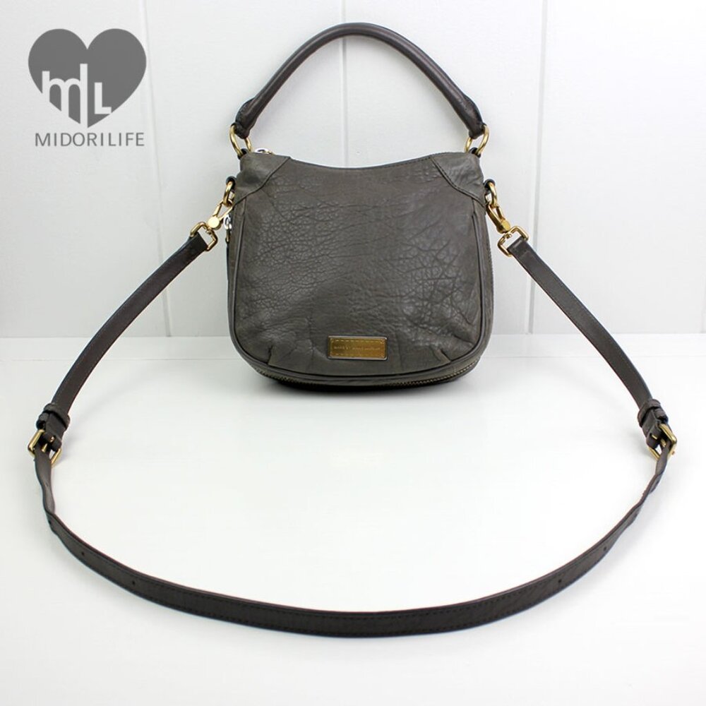 MARC BY MARC JACOBS Washed Up Billy Mini Leather Hobo - Picture 12 of 16